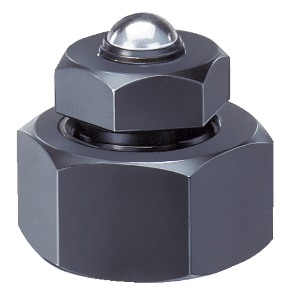 Threaded pedestal with rotatable ball 56-70mm (load capacity 30kN)