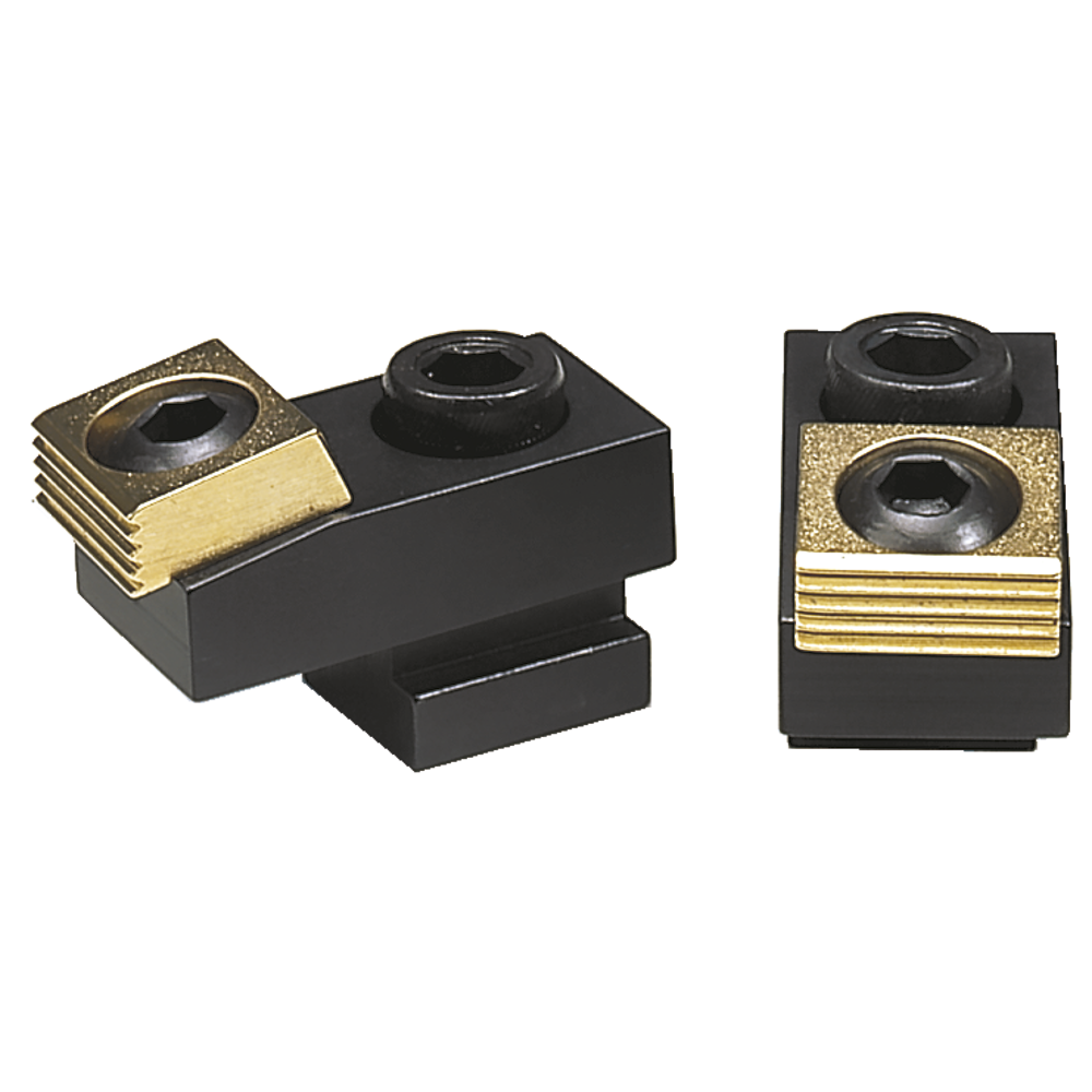 Pull-down clamping claw without T-slot nut