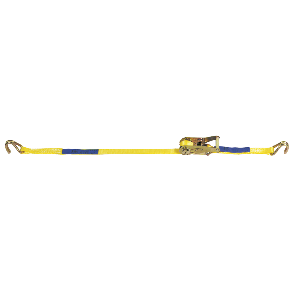 Lashing strap 6 metres ZGR-25-250-2SPH, 250kg (yellow)