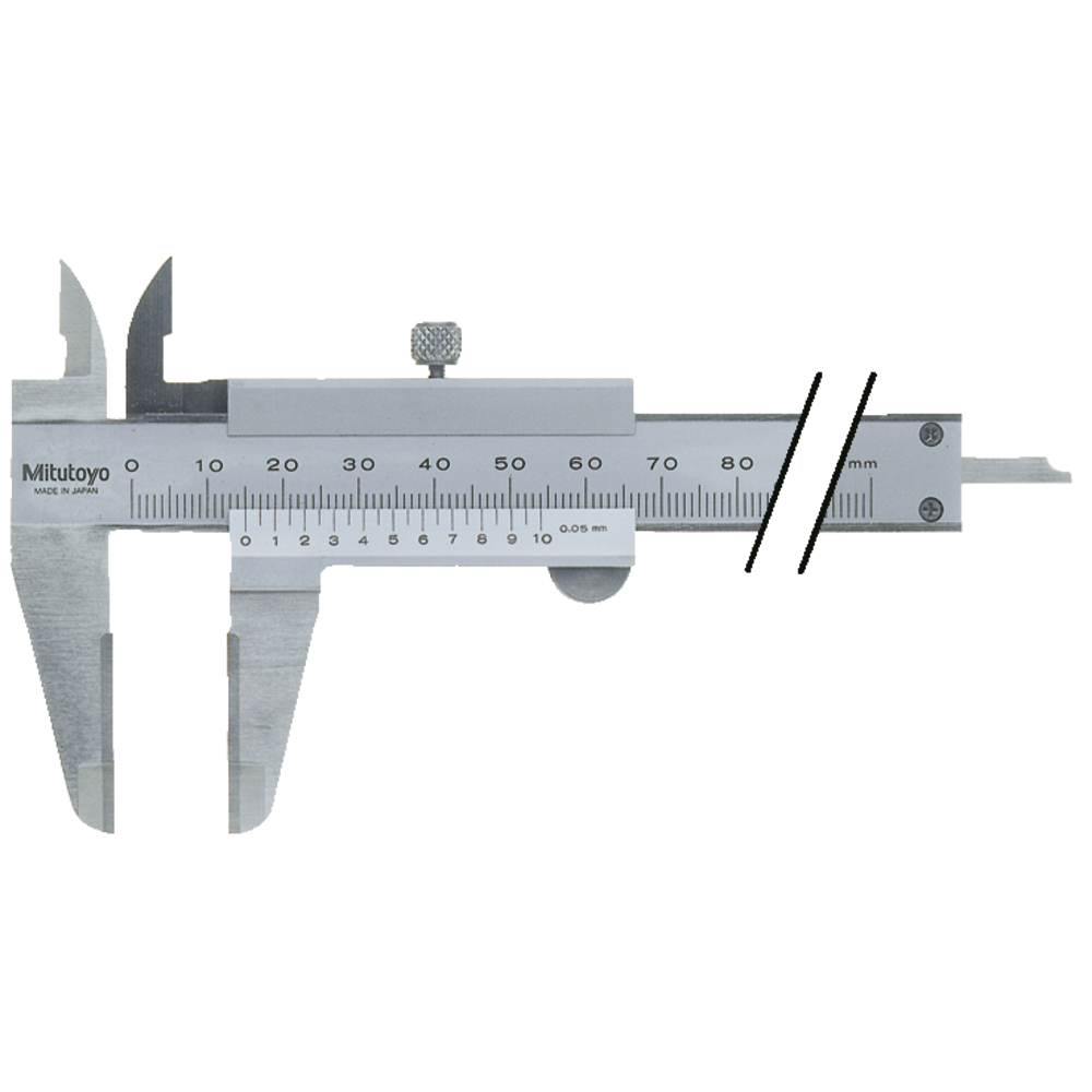 Calliper gauge 150mm (0,05mm) carbide-tipped outer measuring faces