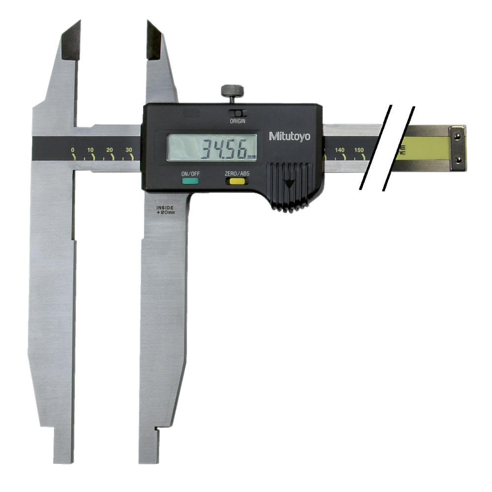 Workshop calliper gauge, digital 750mm (0,01mm) with blade tips