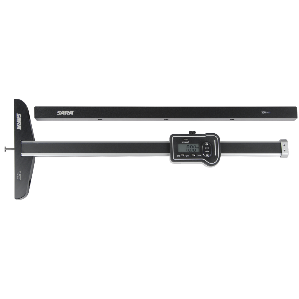 Depth gauge, digital 800mm (0,01mm) with replaceable measuring inserts