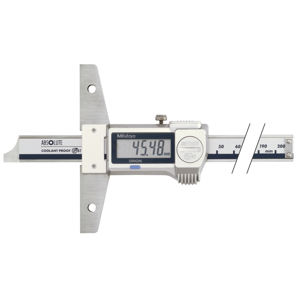 Sliding depth gauge, digital 150 mm (0.01 mm) IP67