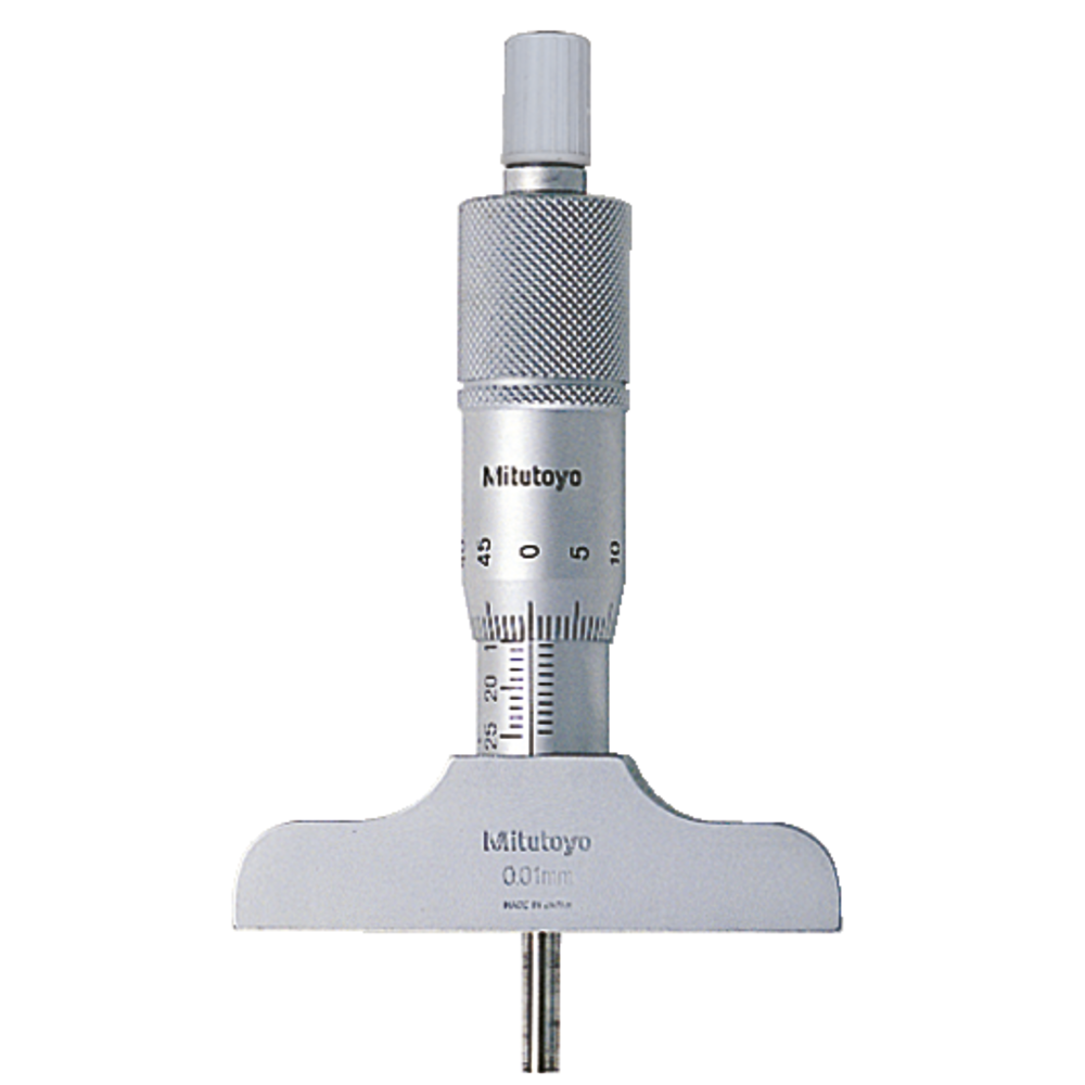 Depth micrometer 0-100mm (0,01mm) bridge 60x16mm, with 4 measuring inserts