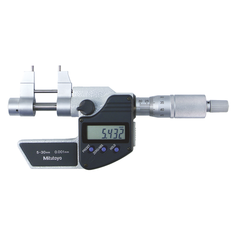 Inside micrometer digital 5-30mm (0,001mm) with pin gauges