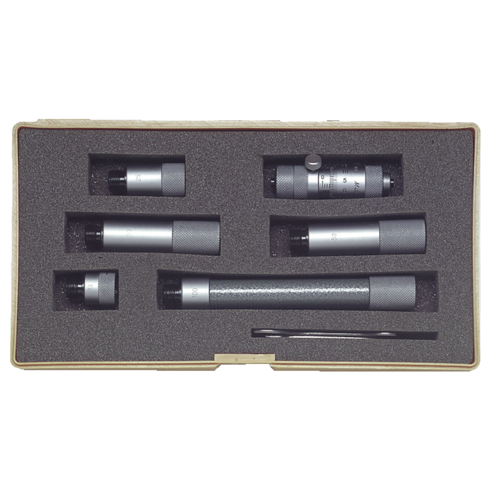 Inside micrometer 50-150mm (0,01mm) carbide-tipped, modular design