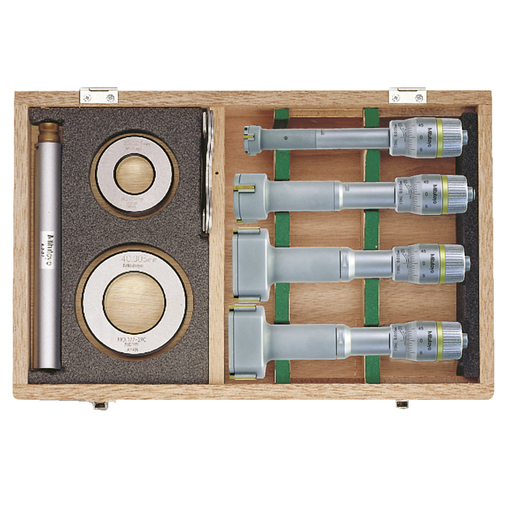 Bore gauge w. 3-pt contact 20-50mm (0,005mm) meas. faces titanium-coated