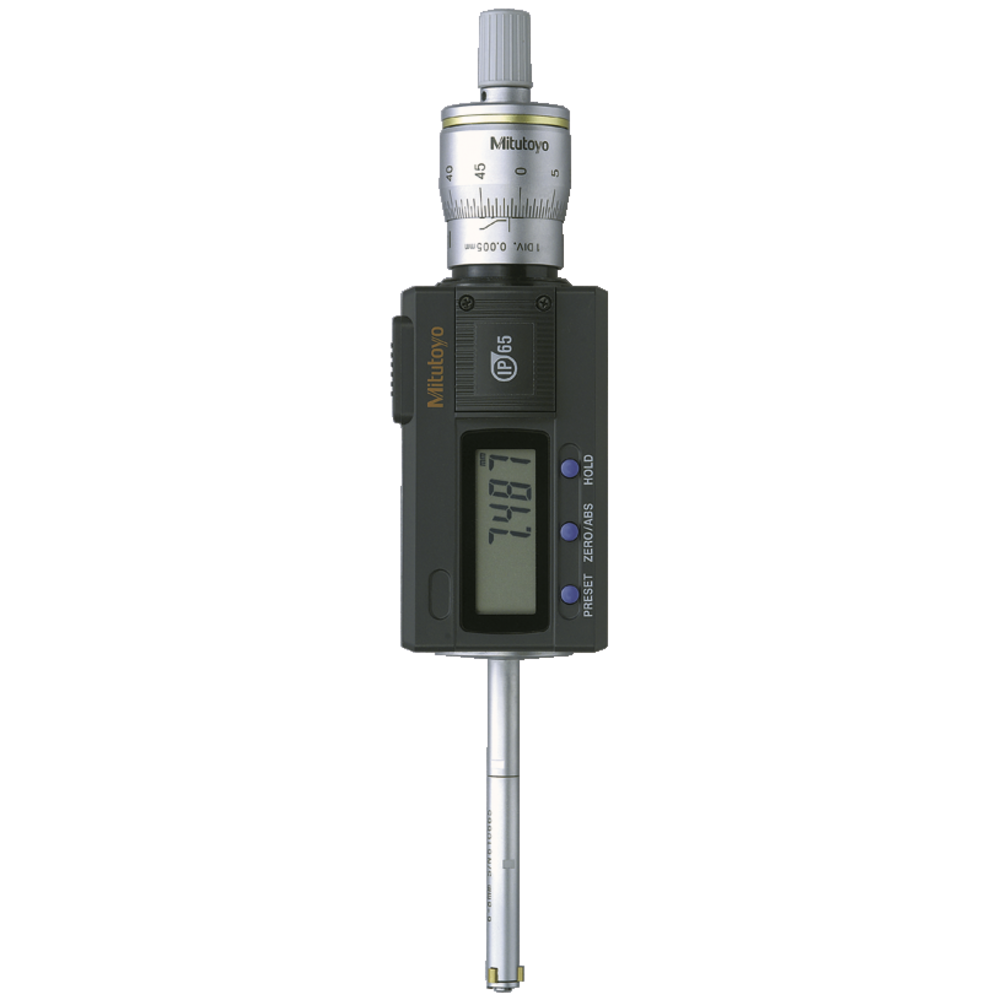Digital bore gauge with three-point contact 10-12mm (0,001mm) IP65
