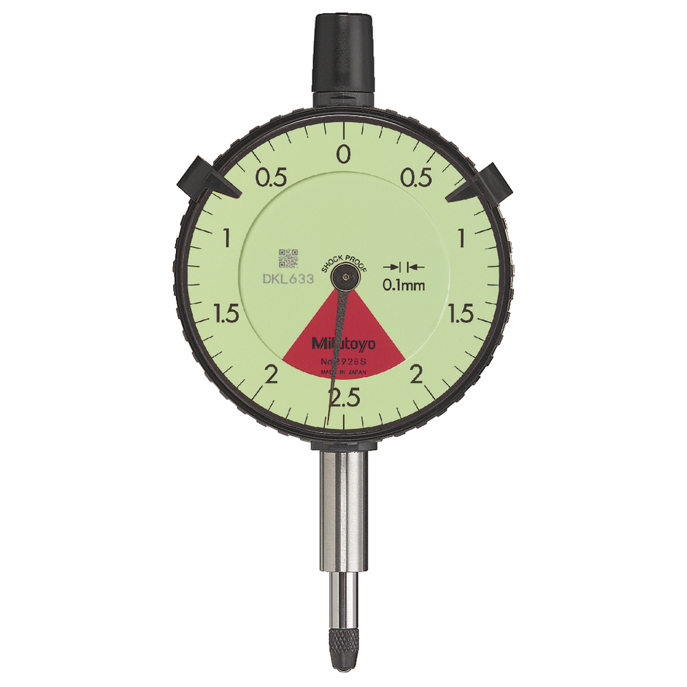 Sicherheitsmessuhr 4mm (0,1mm) Außenring-ø 57mm, stoßgeschützt