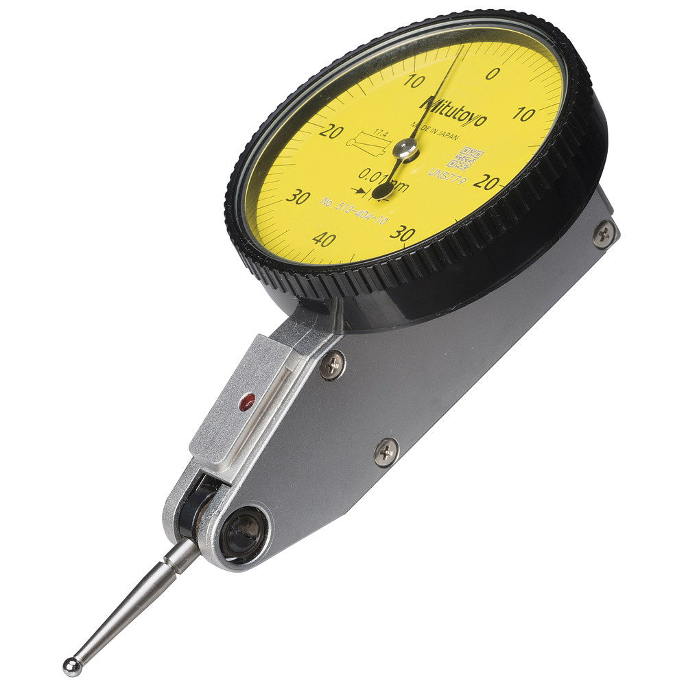 Lever dial indicator 0.8 mm (0.01 mm) scale 0-40-0, external ring 39 mm
