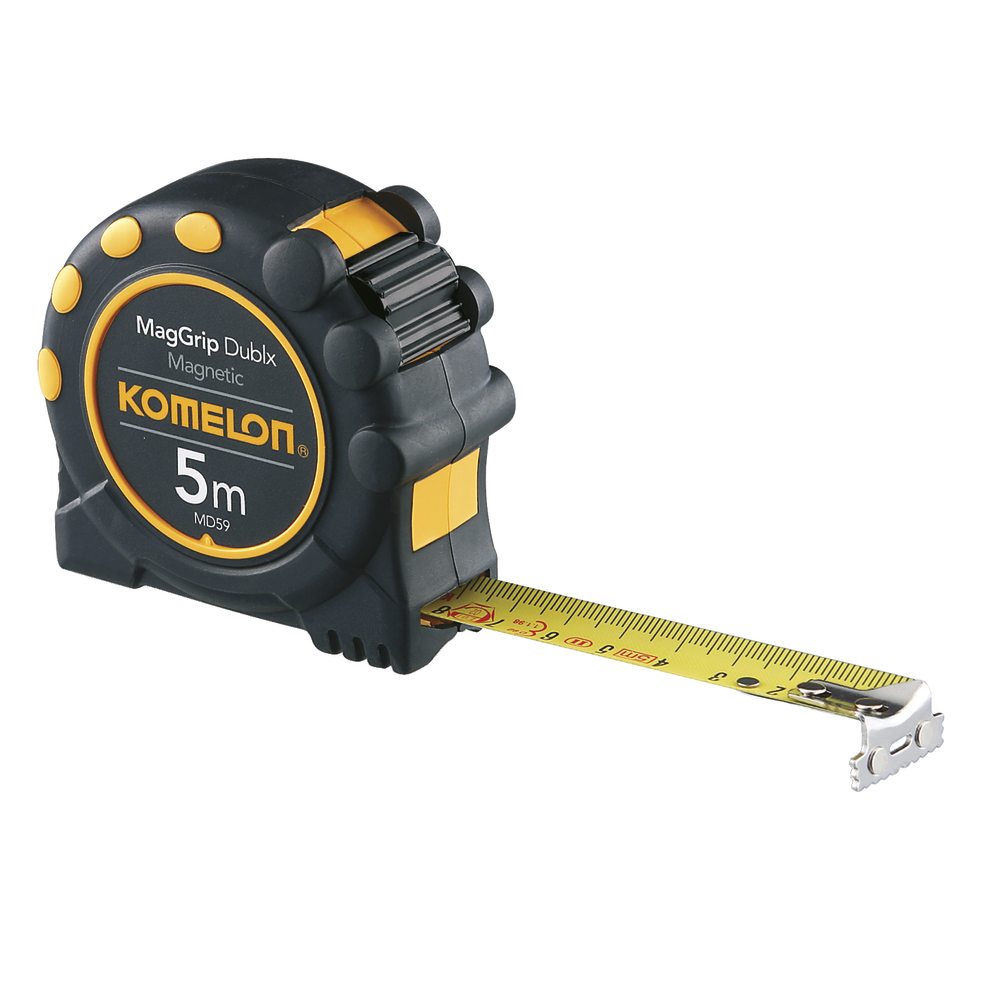 Spring tape measure 8m EC Class II tape width 25mm, type MagGrip Dublx