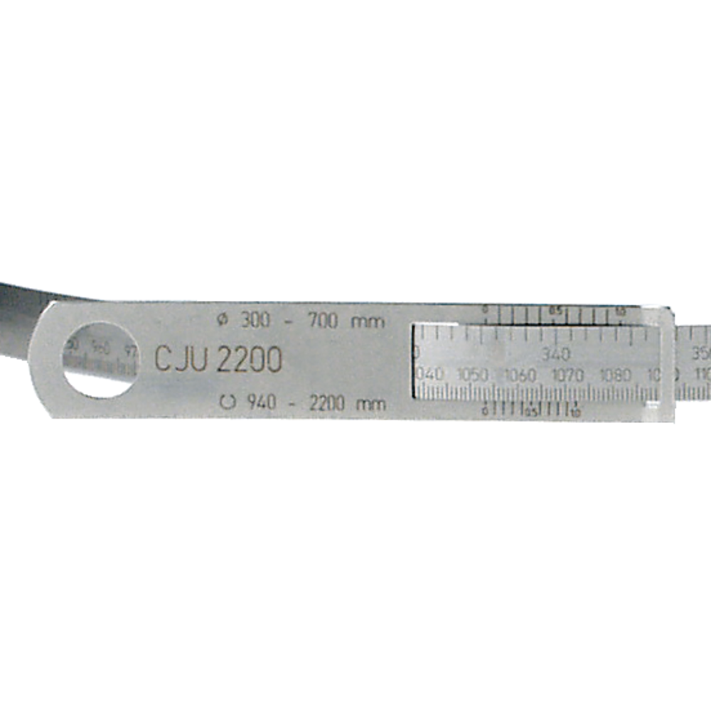 Tape measure, Circometer CJU 1500-1900mm 4710-5980mm (circumference), stainless
