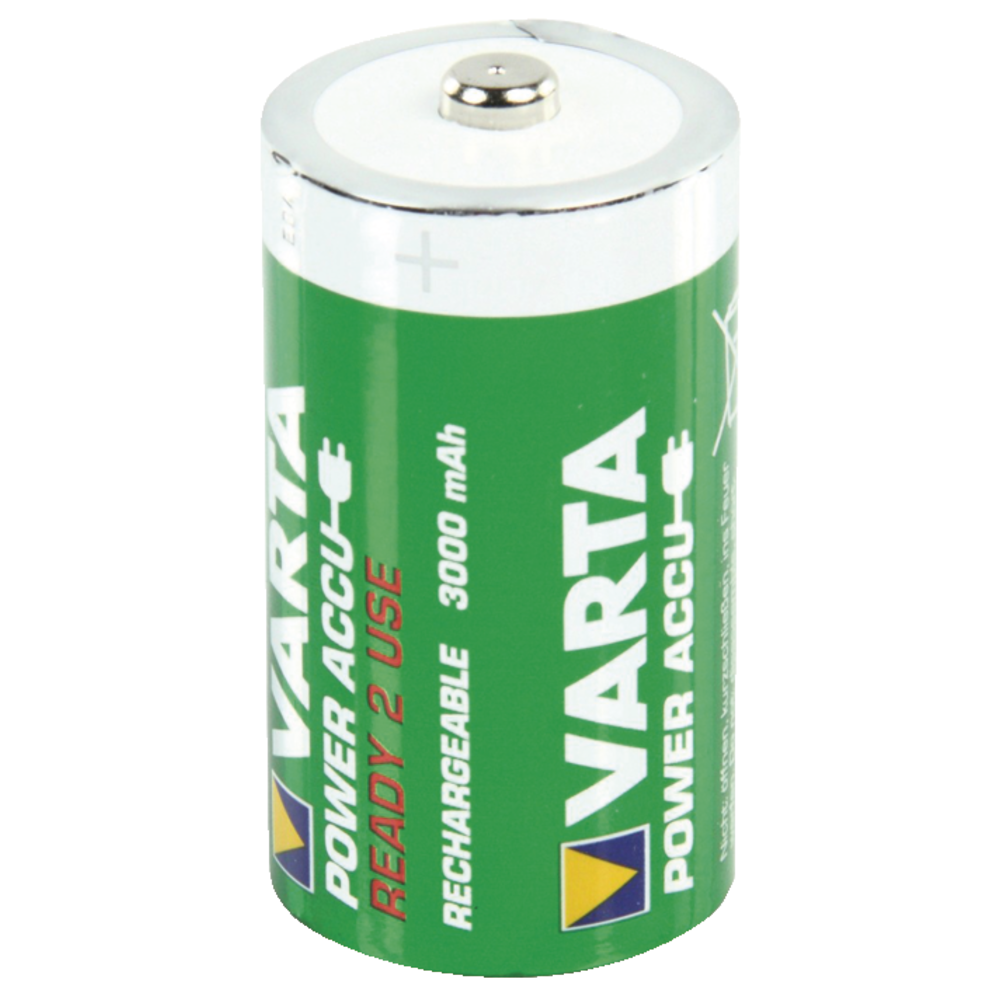 Battery, PowerAccu 1,2V LR20, Mono, D (pack = 2 pcs.)