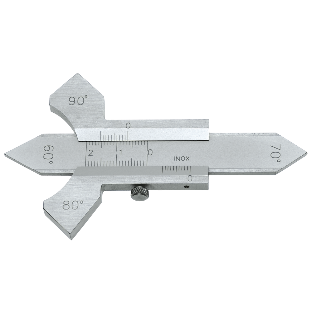 Weld gauge 20mm, with 60°/70°/80°/90° angle, Vernier scale 42278