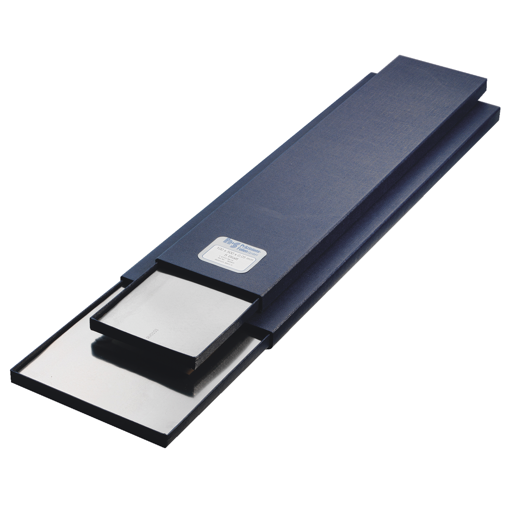 Underlay film, carbon steel L=300mm b=50mm thickness 0,01mm (pack=10pcs.)