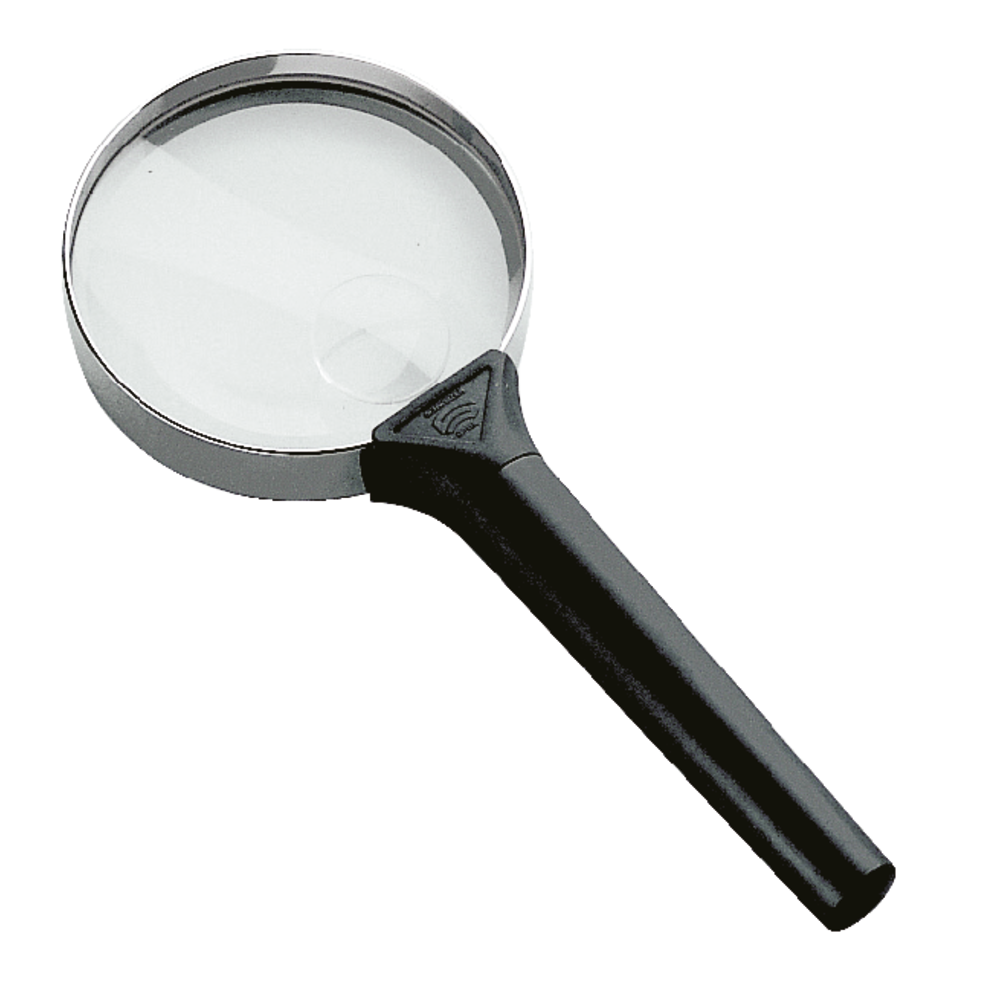Hand-held reading glass 65mm, 3,5x magnification