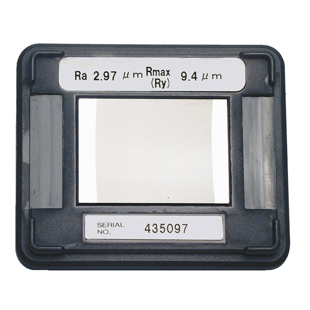 Roughness standard 32x22mm, for adjusting surface roughness testers
