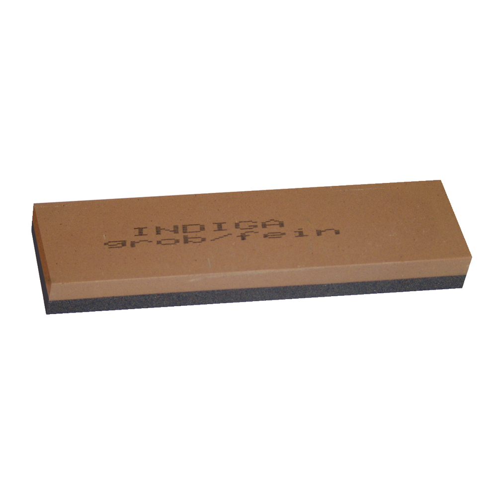 Bench combination stone DIN525 type 9010 rectang. 50x25x200mm Indiga coarse/fine