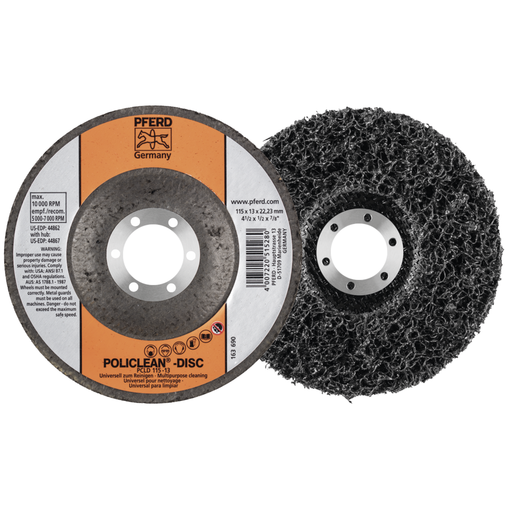 Coarse cleaning disc POLICLEAN PCLD 115-13