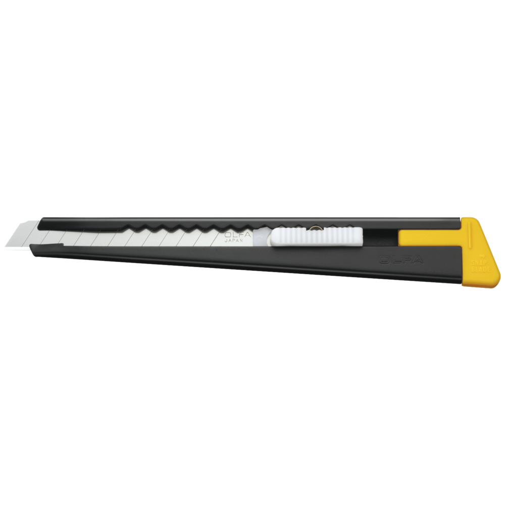 Utility knife 180 Black, steel handle