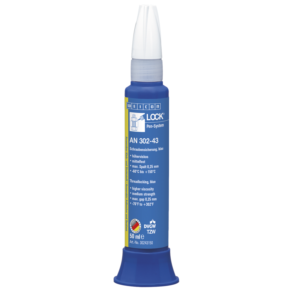 Screw lock "Lock AN 302-43", 50ml medium-strength