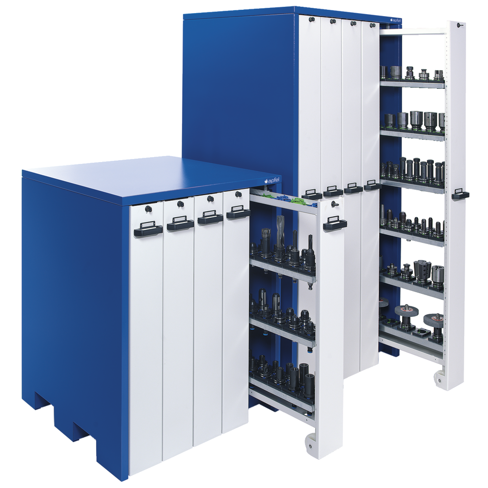 CNC vertical cabinet WKS 1 SET-Z WxDxH: 1040x1050x1240mm RAL5010/9002