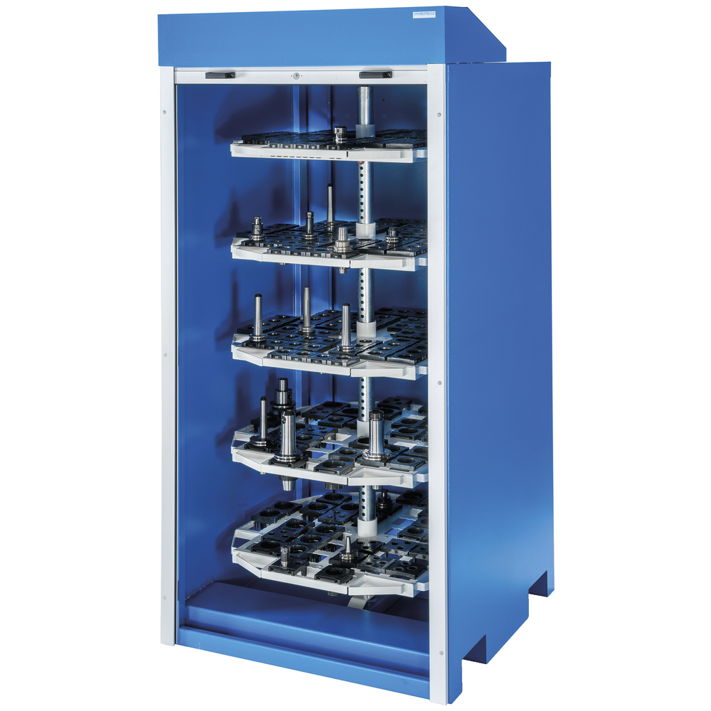 CNC cabinet RotaRex® roller shutter, electric (with remote control) RAL5012/7035