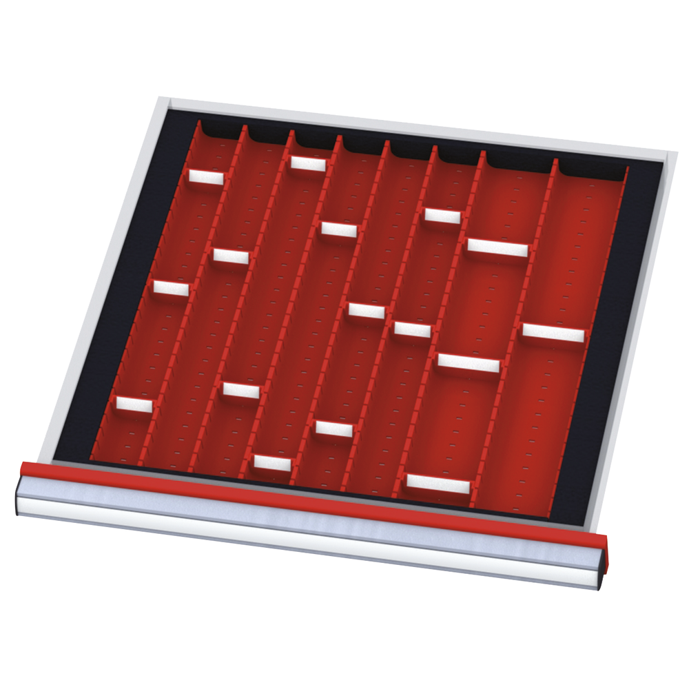 Drawer divider BLH 50mm compartment plates, type 1 for drawers 500x450mm