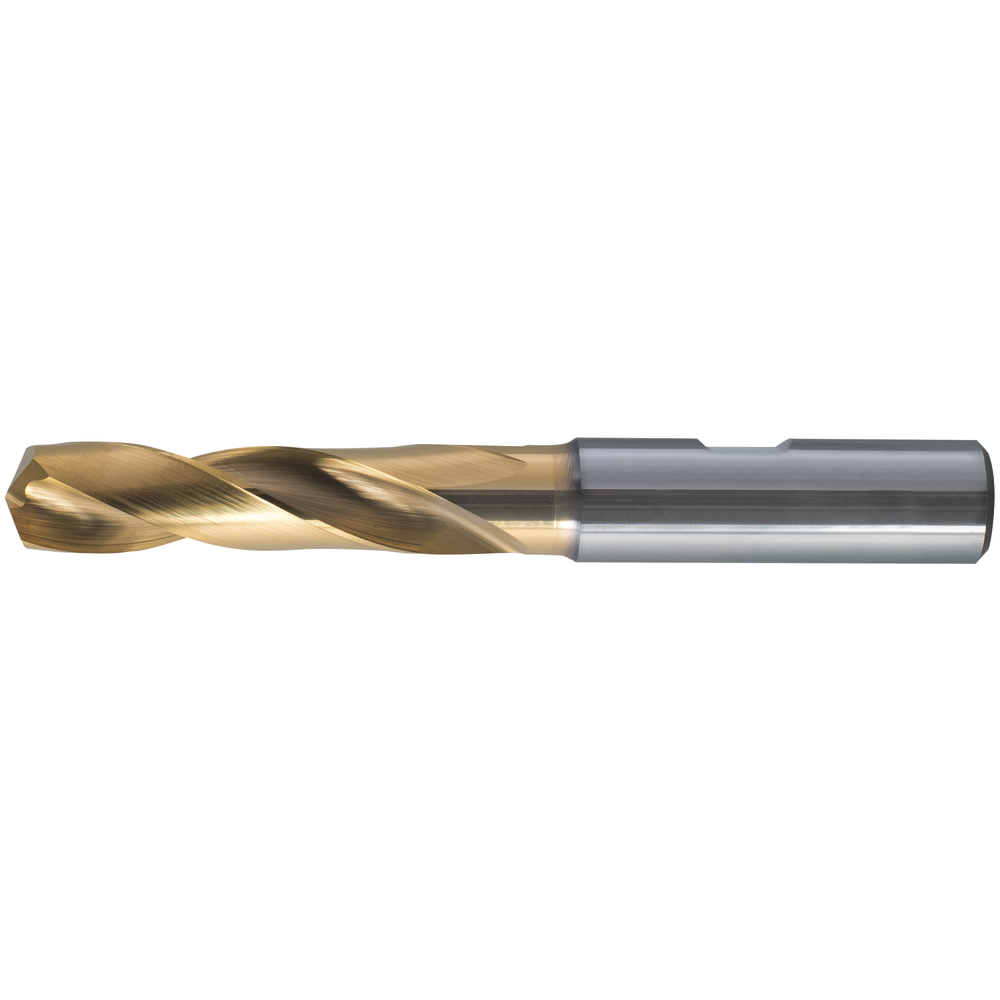 High-performance drill bit, solid carbide 3xD 1 mm D1=HA TiN