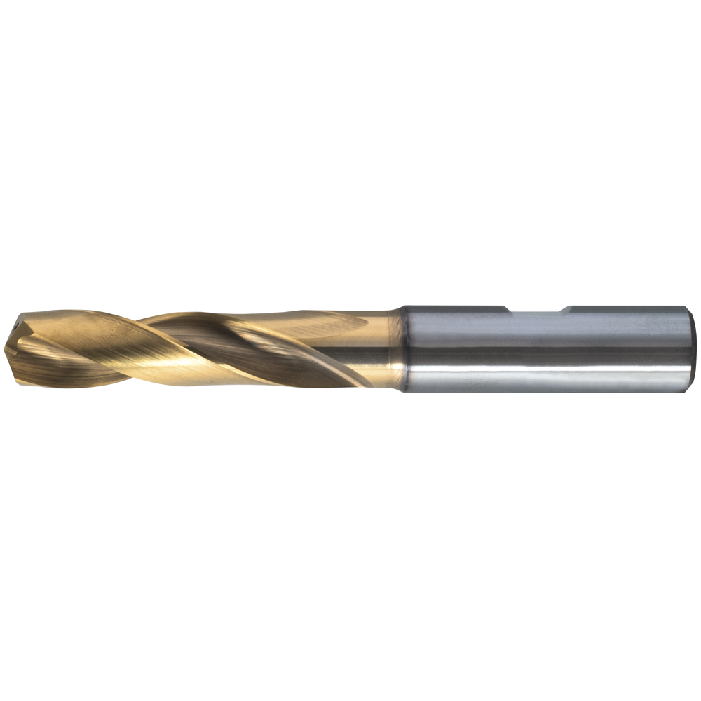 Solid carbide high-performance drill 3xD 9,5mm IC D1=HB TiN