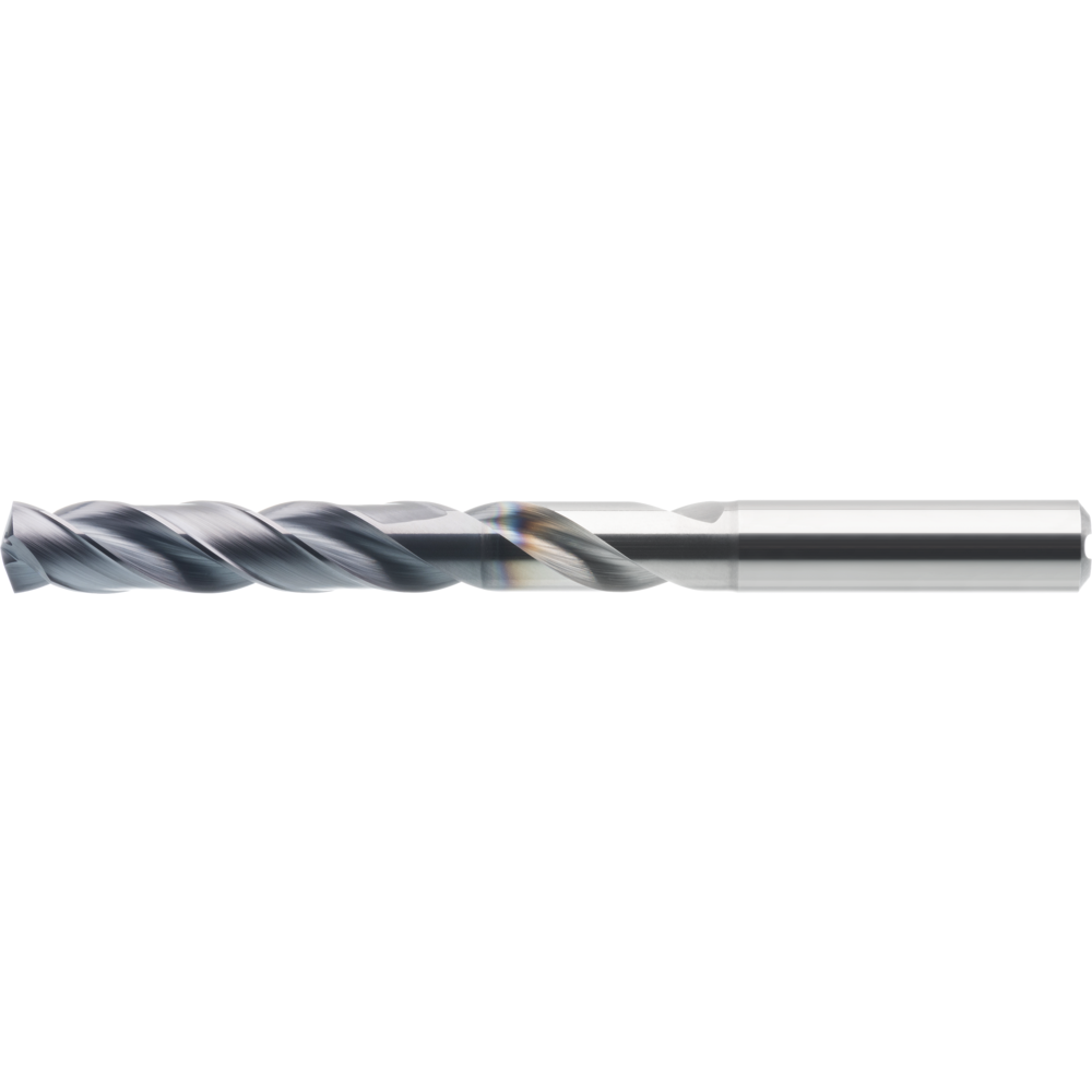 17/64 Solid Carbide 8xD High Performance Drill-TiAlN 
