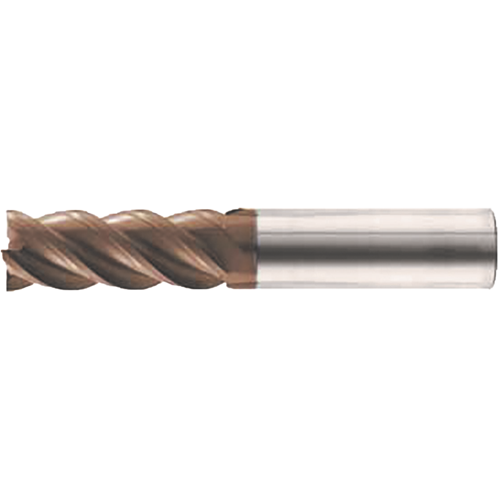 Schaftfräser VHM 45° 1mm (4-Schn.) Schaft-ø4mm NANO 600 TiSiN