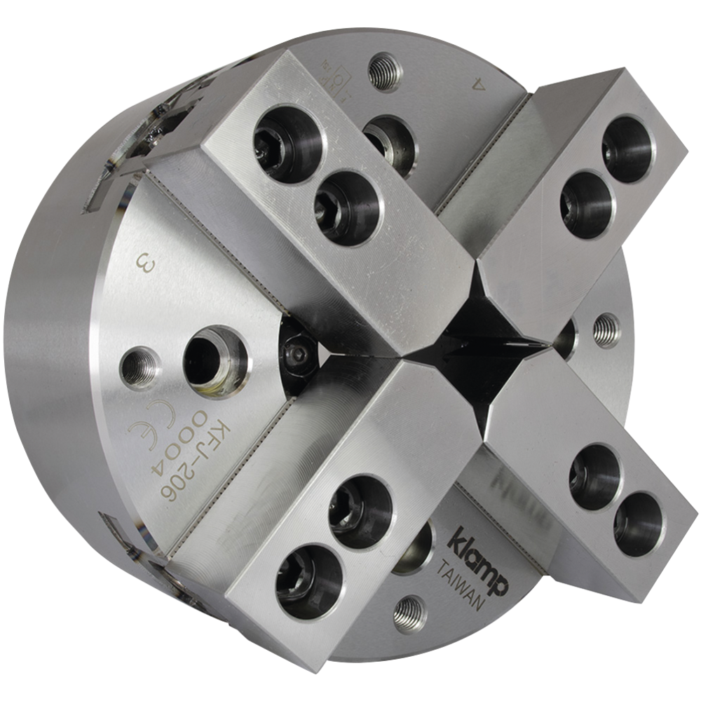 KLAMP 6" 4-jaw-power chuck with flow large bore