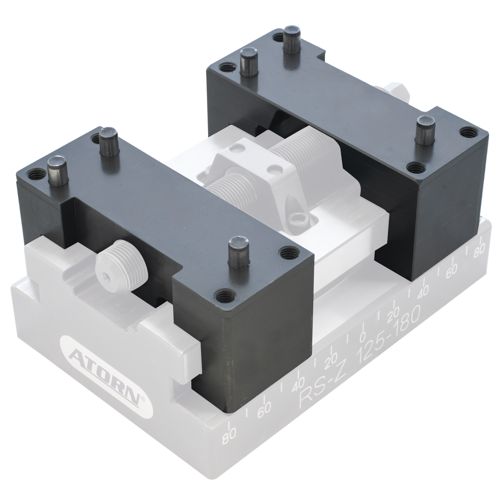 Base jaw set for centric clamping vice BB125