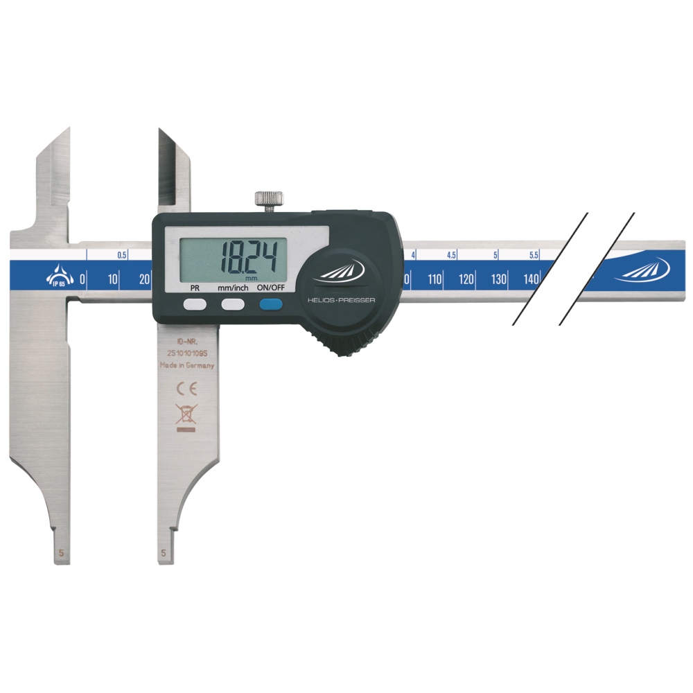 Workshop calliper gauge, digital 1000mm IP65, with blade tips