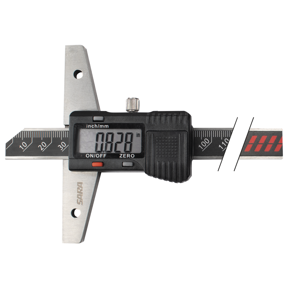 Depth gauge, digital 150mm (0,01mm/0,0005")