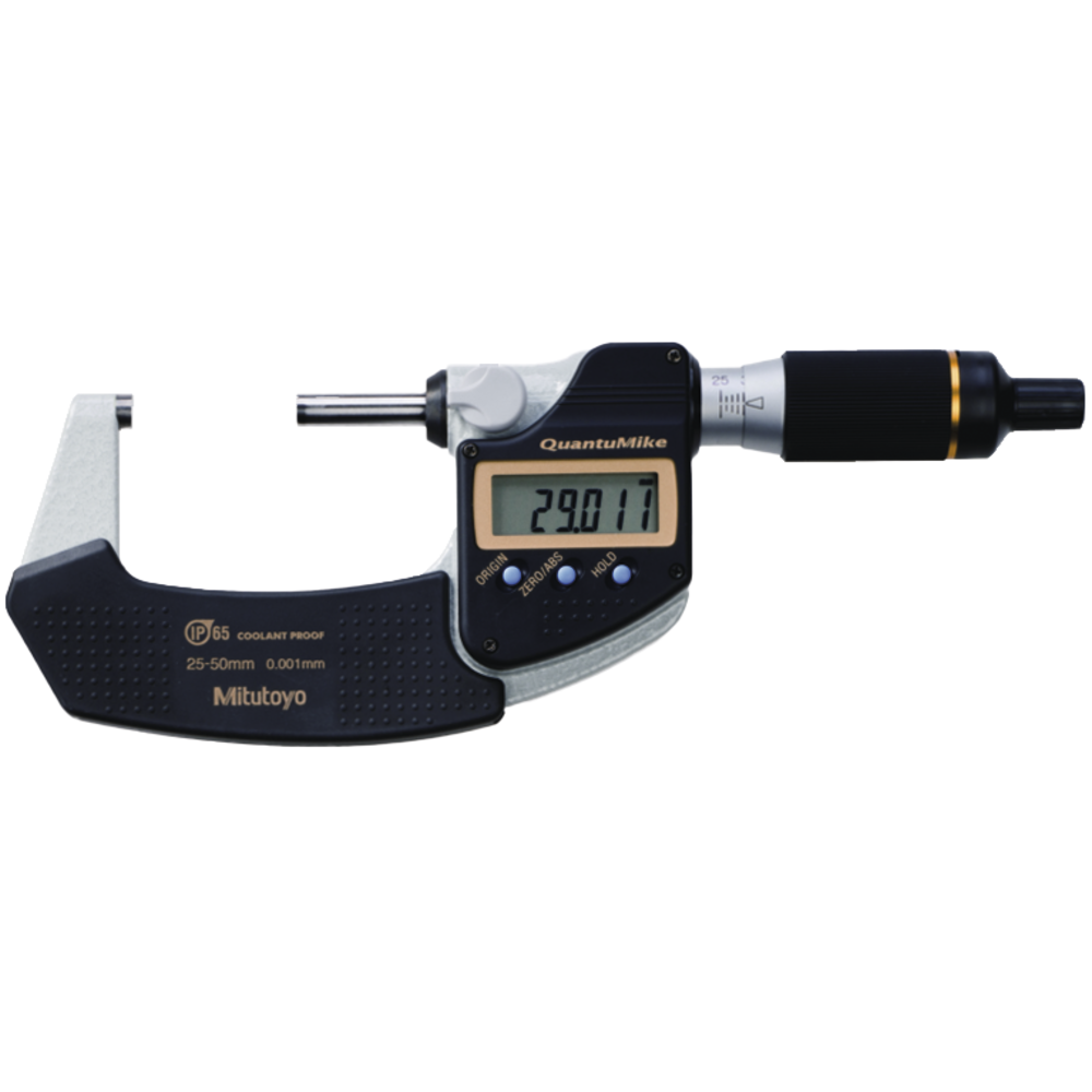 Digital outside micrometer 25-50mm (0,001mm) QuantuMike IP65 without data output