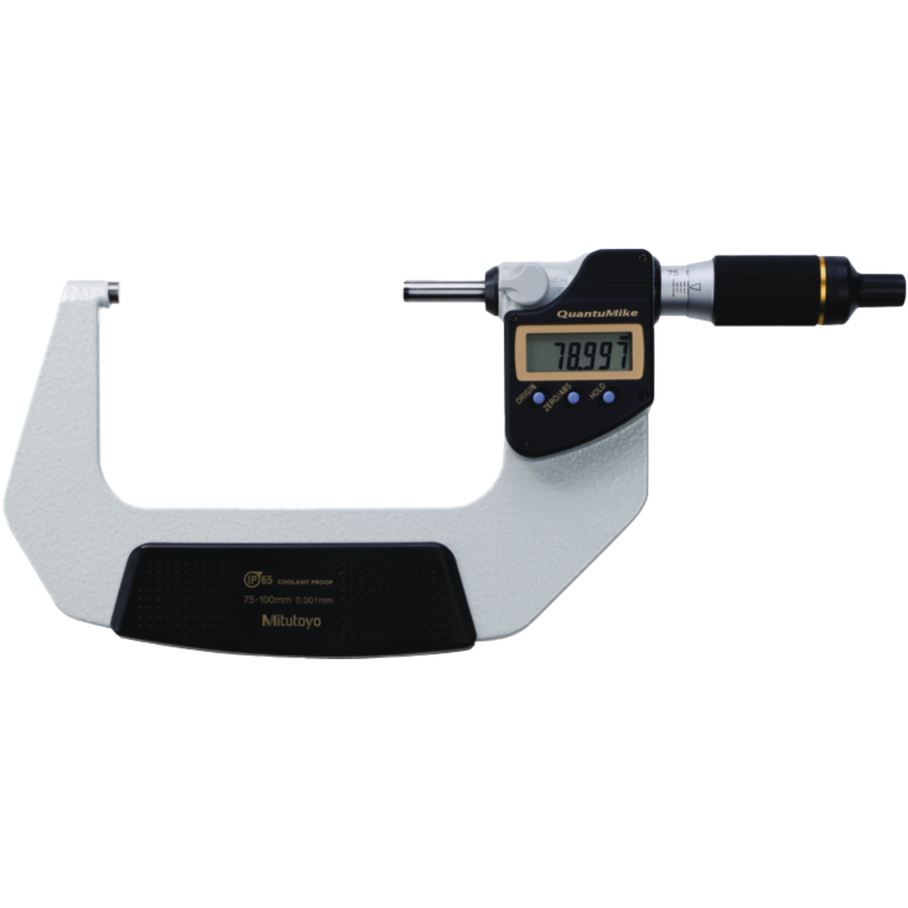 Dig. outside micrometer 75-100mm (0,001mm) QuantuMike IP65 without data output