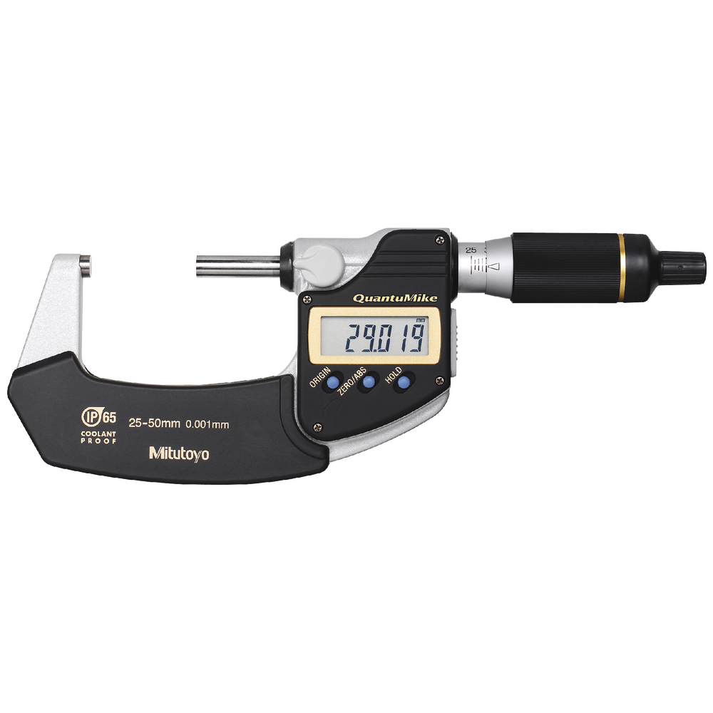 Digital outside micrometer 25-50mm (0,001mm) QuantuMike IP65 with data output