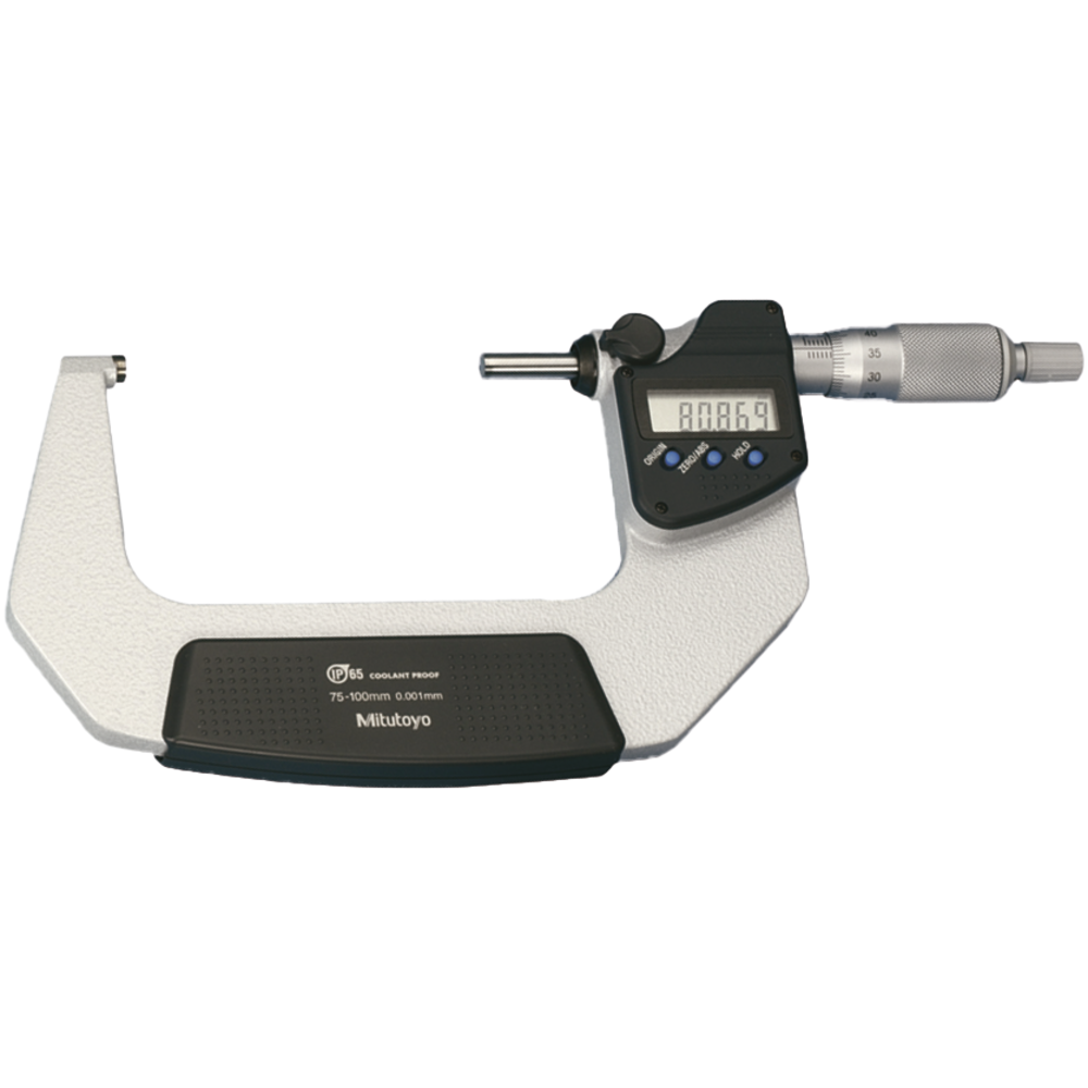 Digital outside micrometer 75-100mm (0,001mm) IP65 with data output