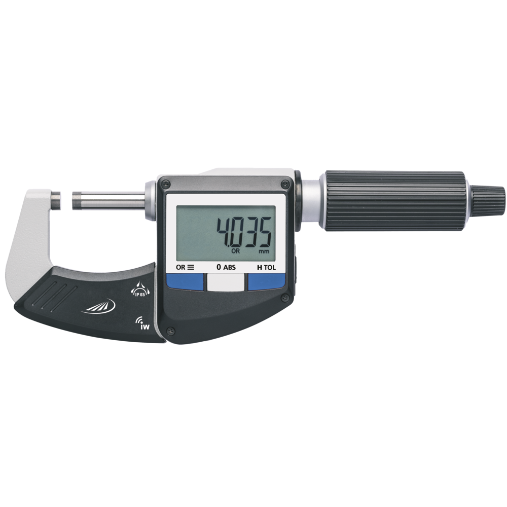 Outside micrometer digital 0-25mm (0.001mm) integrated radio