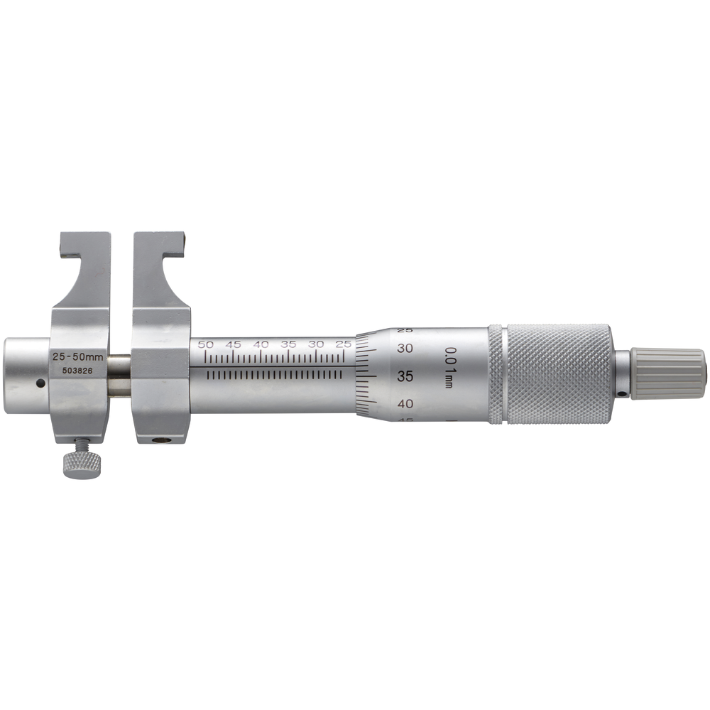 Inside micrometer 25-50mm (0,01 mm) with measuring jaws