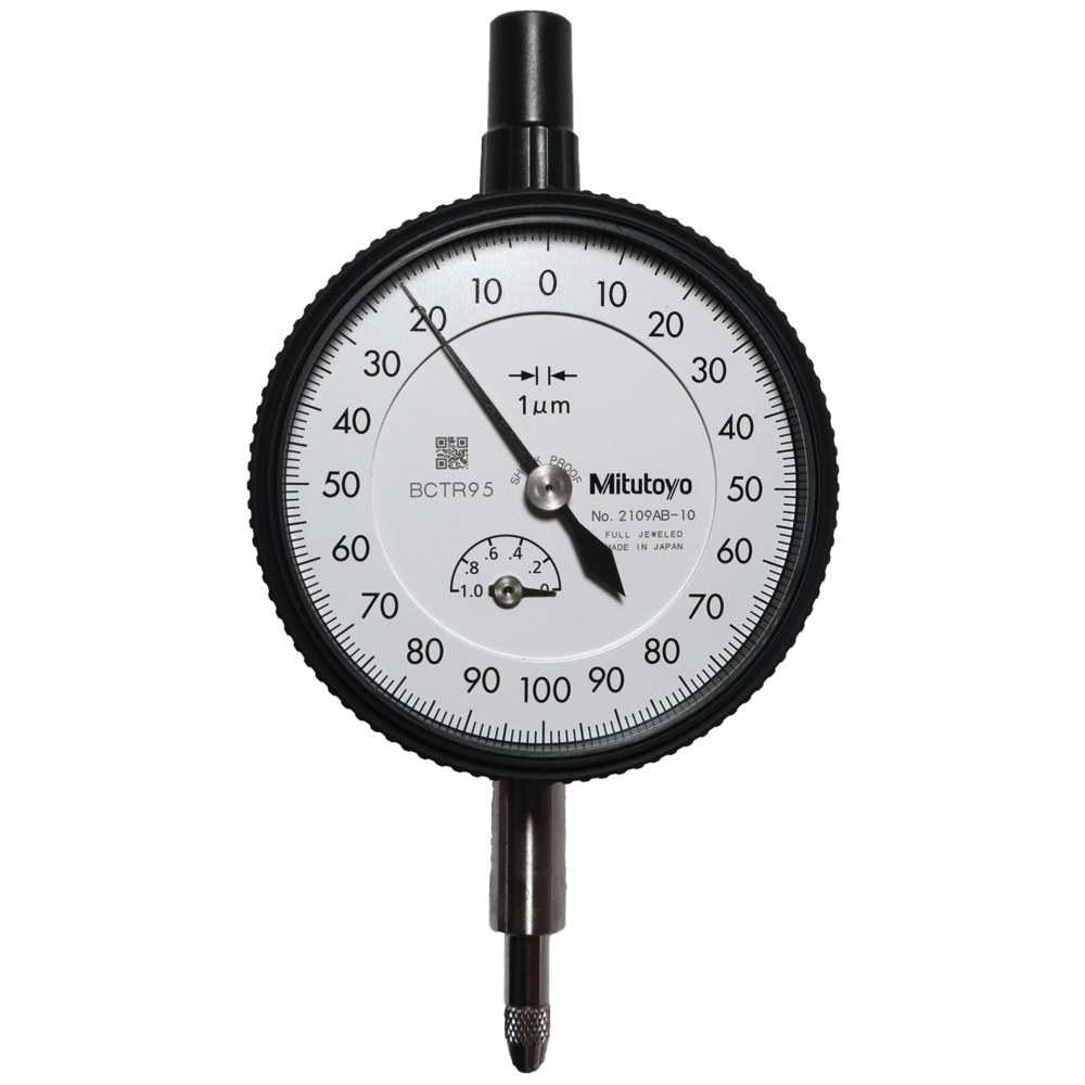 Messuhr 1mm (0,001mm) Außenring- 57mm, stoßgeschützt, 0,2mm/U