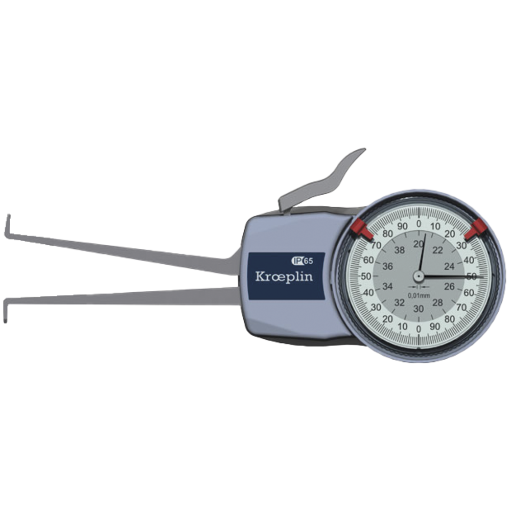 Int. dial callipers 20-40mm (0,01mm) IP65, meas. depth 85mm, C ball 1mm