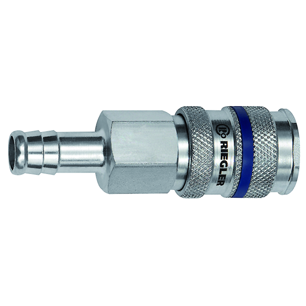 Quick-release coupling NW 7.8, steel, bushing LW 9