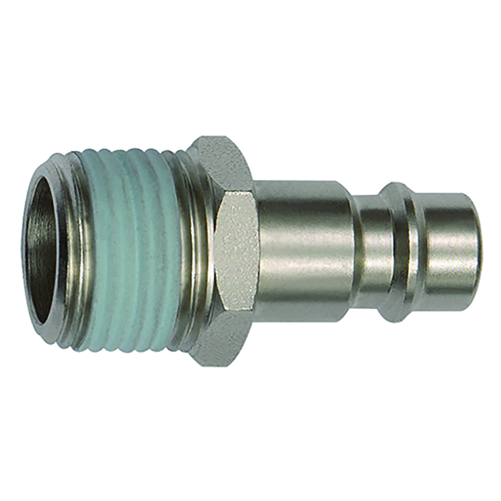 Nipple for coupl. NW 7.2 - NW 7.8, steel, R 1/4 ET, thread coating