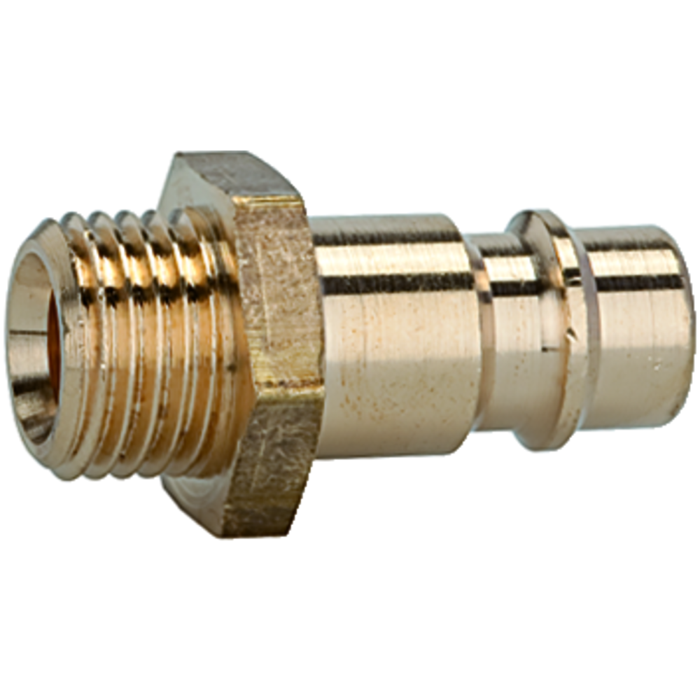 Nipple for couplings NW 7.2-7.8, brass blank, G 3/8 ET