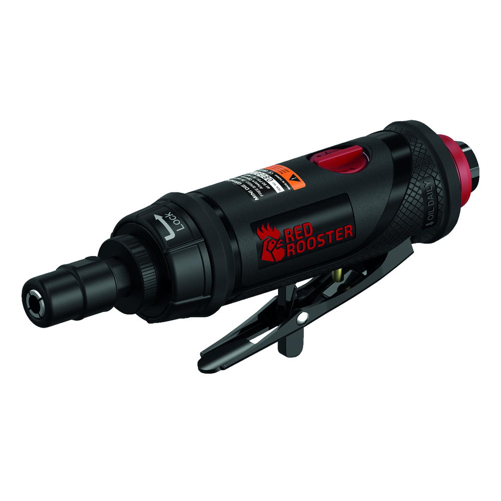 One-handed pneumatic die grinder RRG-260RE, collet 6 mm, 25,000 rpm