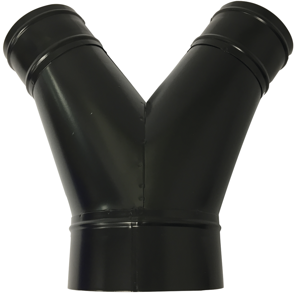 Y-connector 100mm to 2 x 100mm