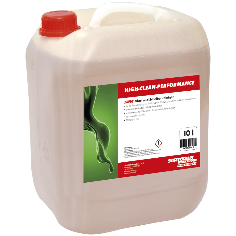 Glass and window cleaner HI-CLEAN Performance 5 ltr.
